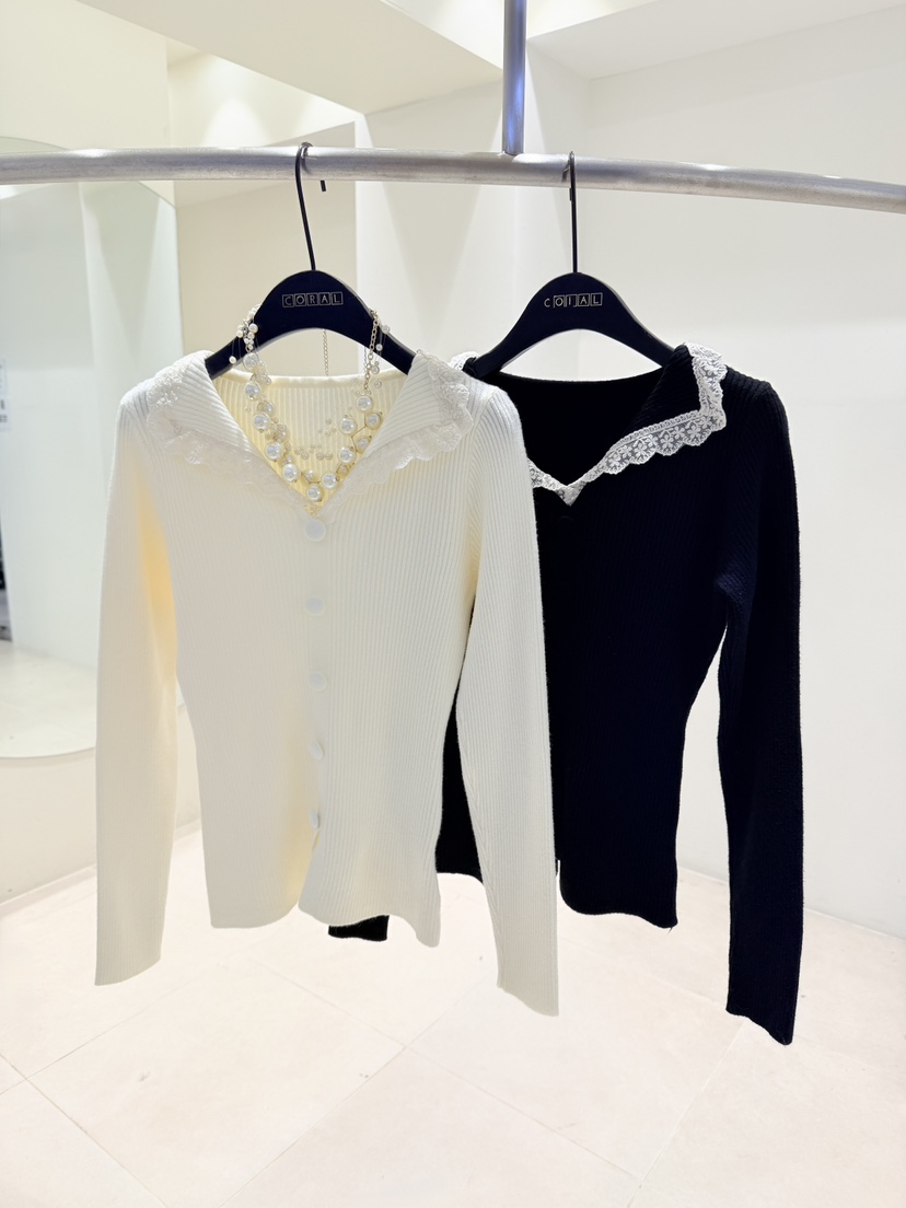 CORAL韓國代購㊣女裝新款真品推薦熱賣休閑時尚25秋冬針織衫CORAL針織衫