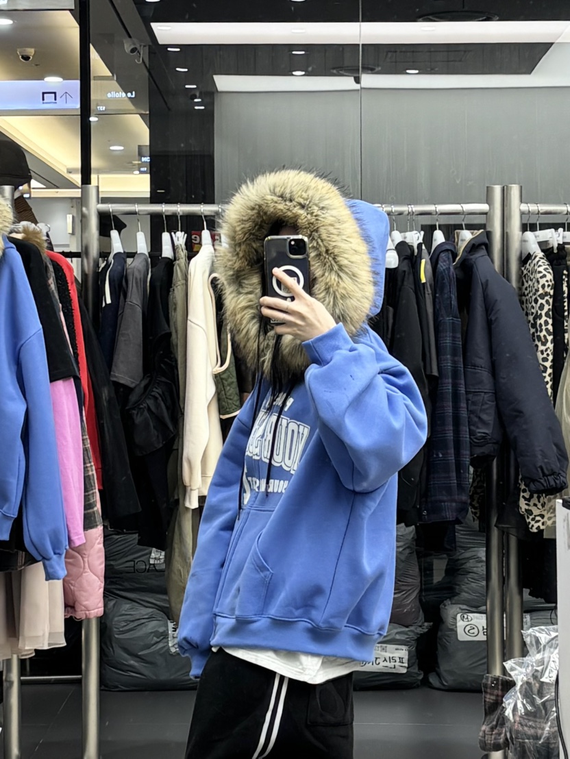 INTHEEND東大門㊣實拍女士新品真品推薦夾克連帽拉鏈衫浣熊INTHEEND夾克