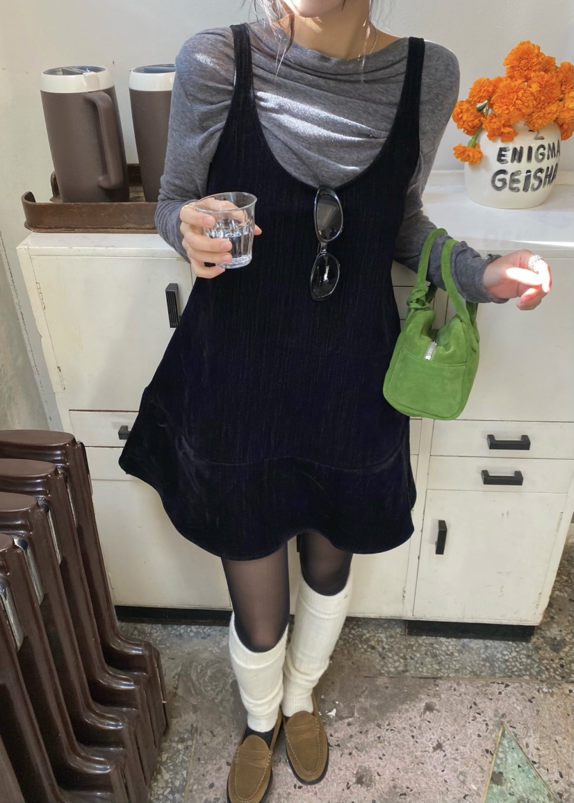 OUPPT韓國直郵㊣女士新品人氣熱賣時尚25秋冬連衣裙不含內搭OUPPT連衣裙