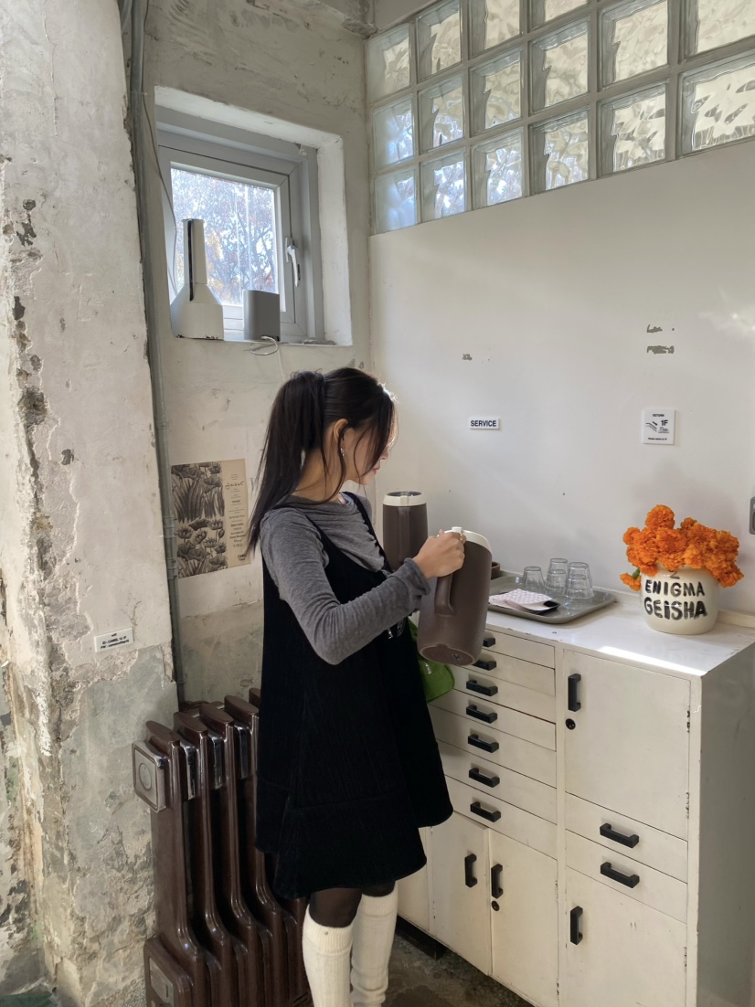 OUPPT韓國直郵㊣女士新品人氣熱賣時尚25秋冬連衣裙不含內搭OUPPT連衣裙