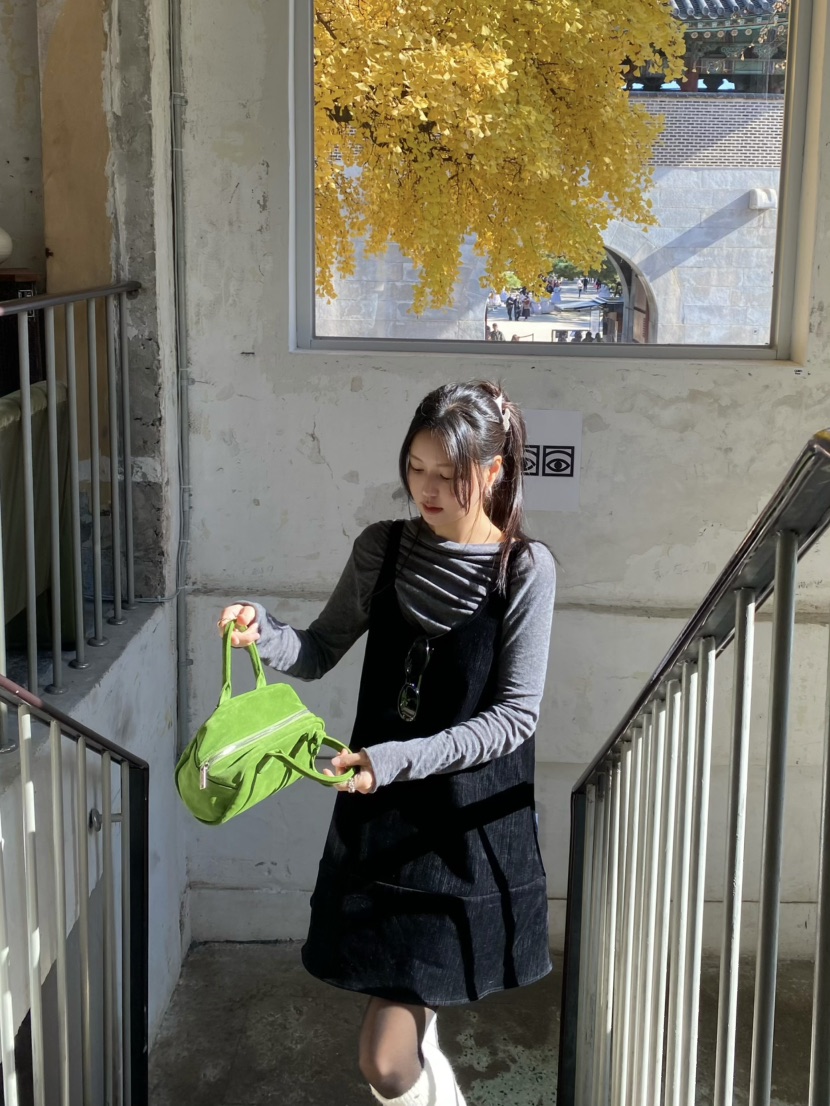 OUPPT韓國直郵㊣女士新品人氣熱賣時尚25秋冬連衣裙不含內搭OUPPT連衣裙