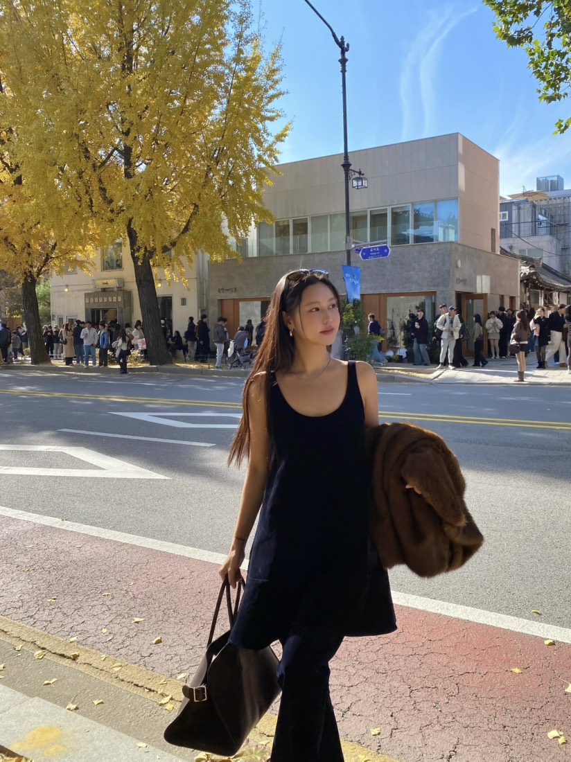 OUPPT韓國直郵㊣女士新品人氣熱賣時尚25秋冬連衣裙不含內搭OUPPT連衣裙