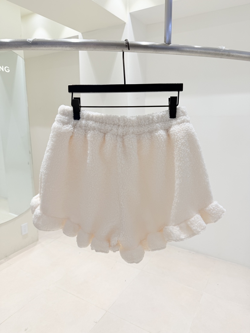 CORAL東大門㊣直郵女士新款推薦25秋冬熱賣真品職業短褲荷葉邊CORAL短褲