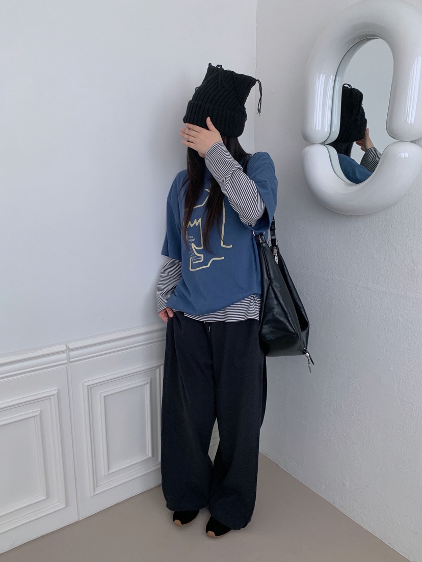 ZITTEN韓國直郵㊣女裝新款時尚休閑真品職業25秋冬推薦長袖T恤ZITTEN長袖T恤