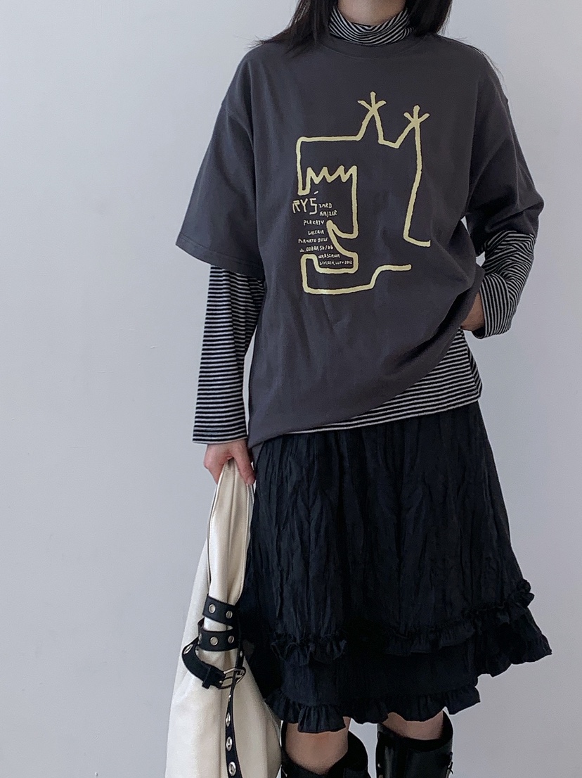 ZITTEN韓國直郵㊣女裝新款時尚休閑真品職業25秋冬推薦長袖T恤ZITTEN長袖T恤