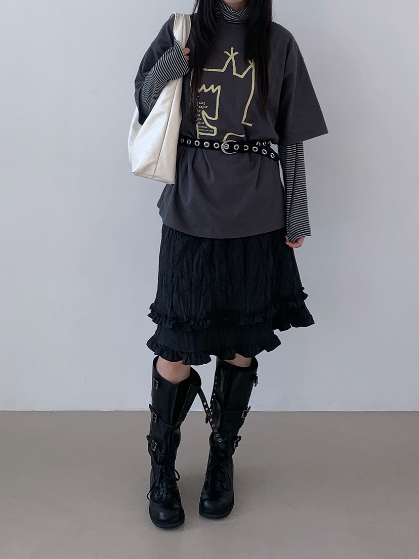 ZITTEN韓國直郵㊣女裝新款時尚休閑真品職業25秋冬推薦長袖T恤ZITTEN長袖T恤