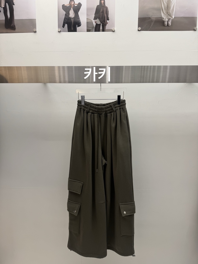 AMOOD東大門㊣實拍女裝新品休閑人氣時尚職業熱賣休閑褲連帽AMOOD休閑褲圖色1