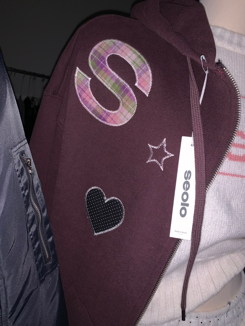 SEOLO東大門㊣直郵女士新品25秋冬熱賣職業人氣夾克連帽拉鏈衫Seolo seoul夾克