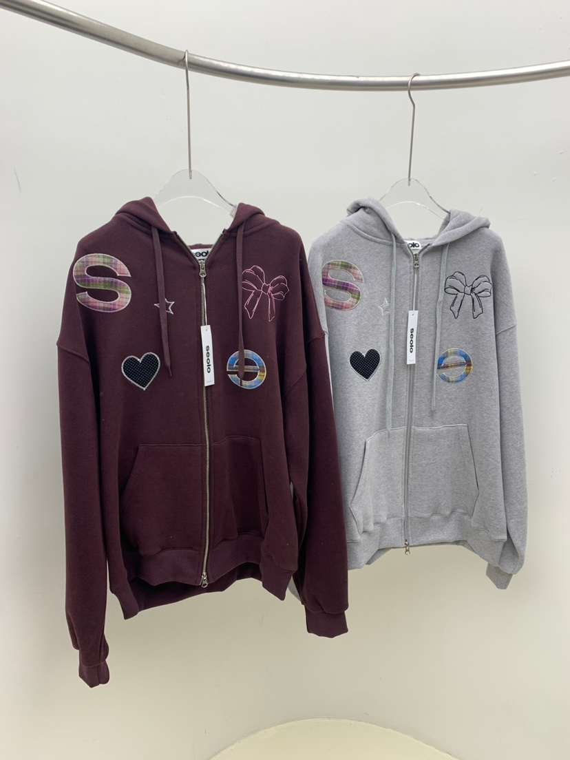 SEOLO東大門㊣直郵女士新品25秋冬熱賣職業人氣夾克連帽拉鏈衫Seolo seoul夾克