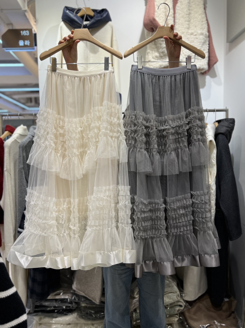 OLA韓國直郵㊣女士新款25秋冬人氣休閑時尚熱賣推薦職業長裙mellor/OLA長裙