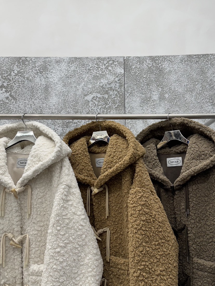 BADCALM韓國代購㊣女士新款人氣25秋冬真品推薦時尚中長款大衣BADCALM中長款大衣