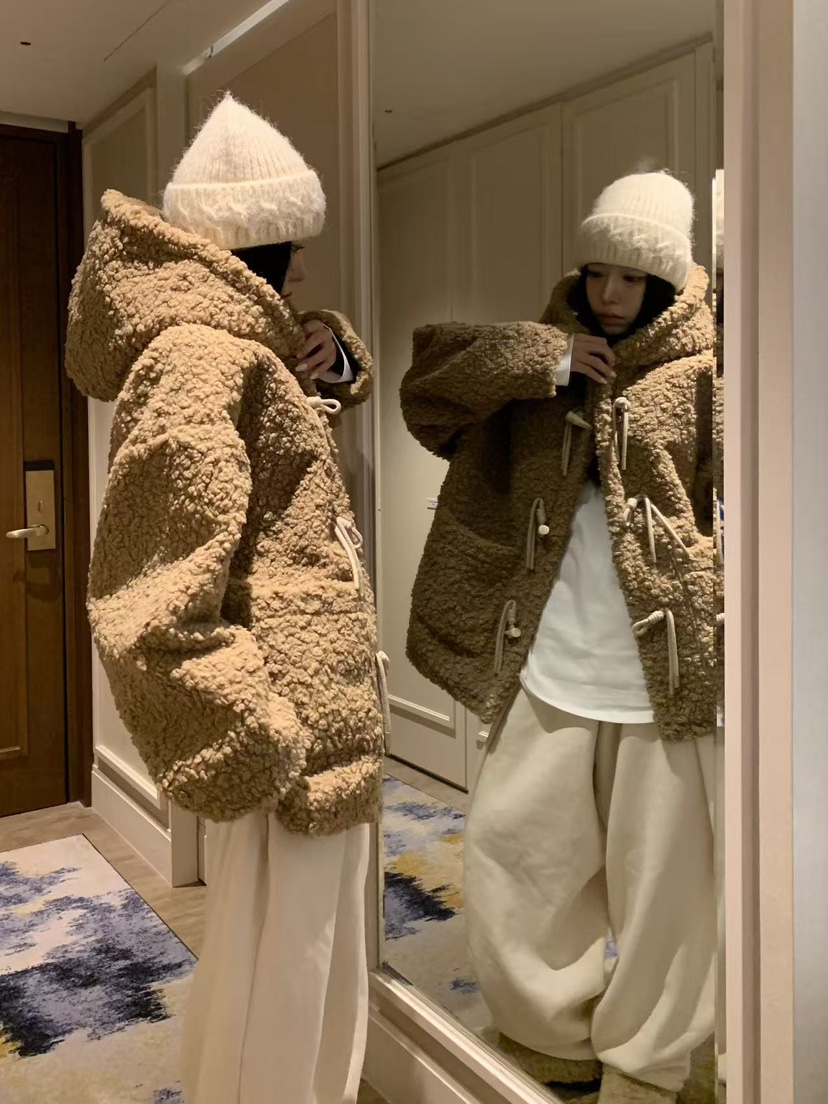 BADCALM韓國代購㊣女士新款人氣25秋冬真品推薦時尚中長款大衣BADCALM中長款大衣