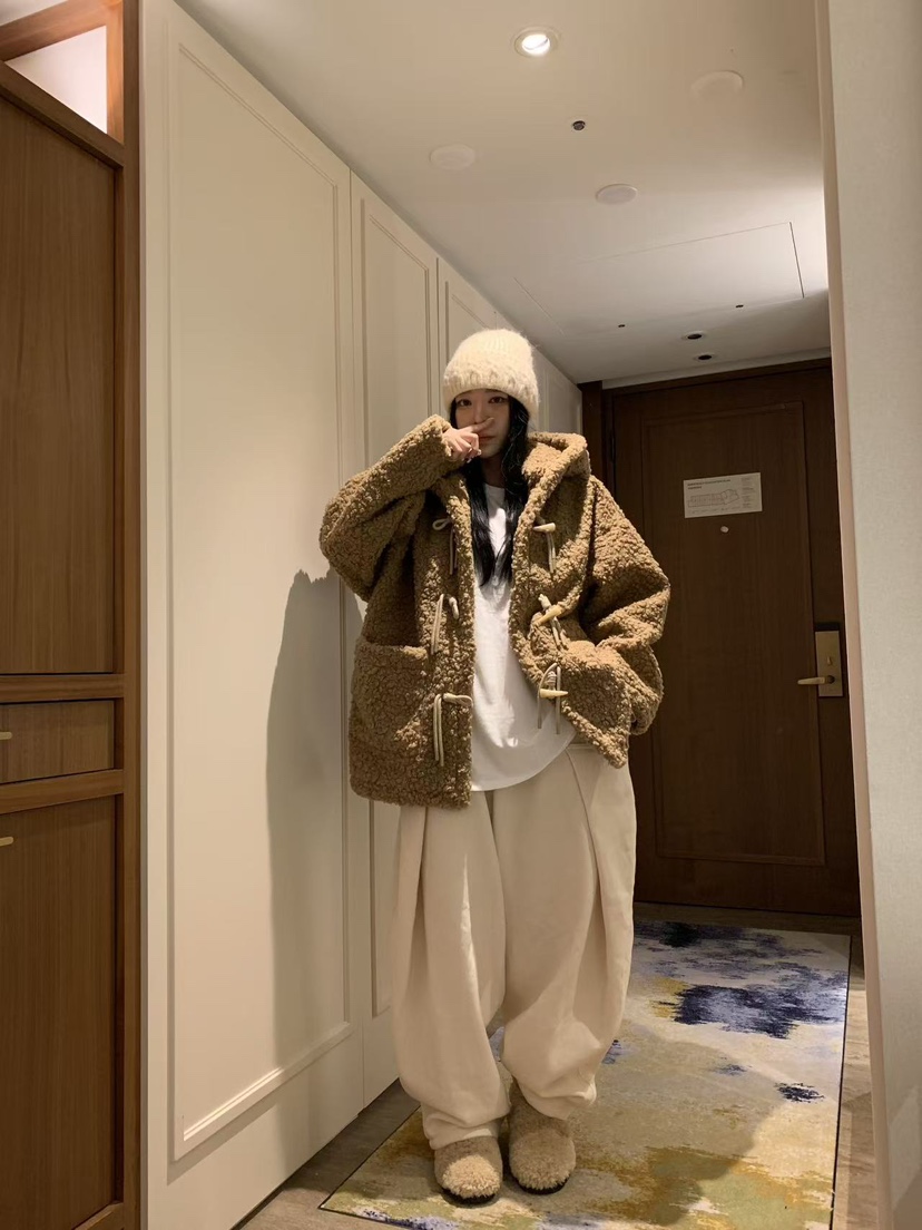 BADCALM韓國代購㊣女士新款人氣25秋冬真品推薦時尚中長款大衣BADCALM中長款大衣