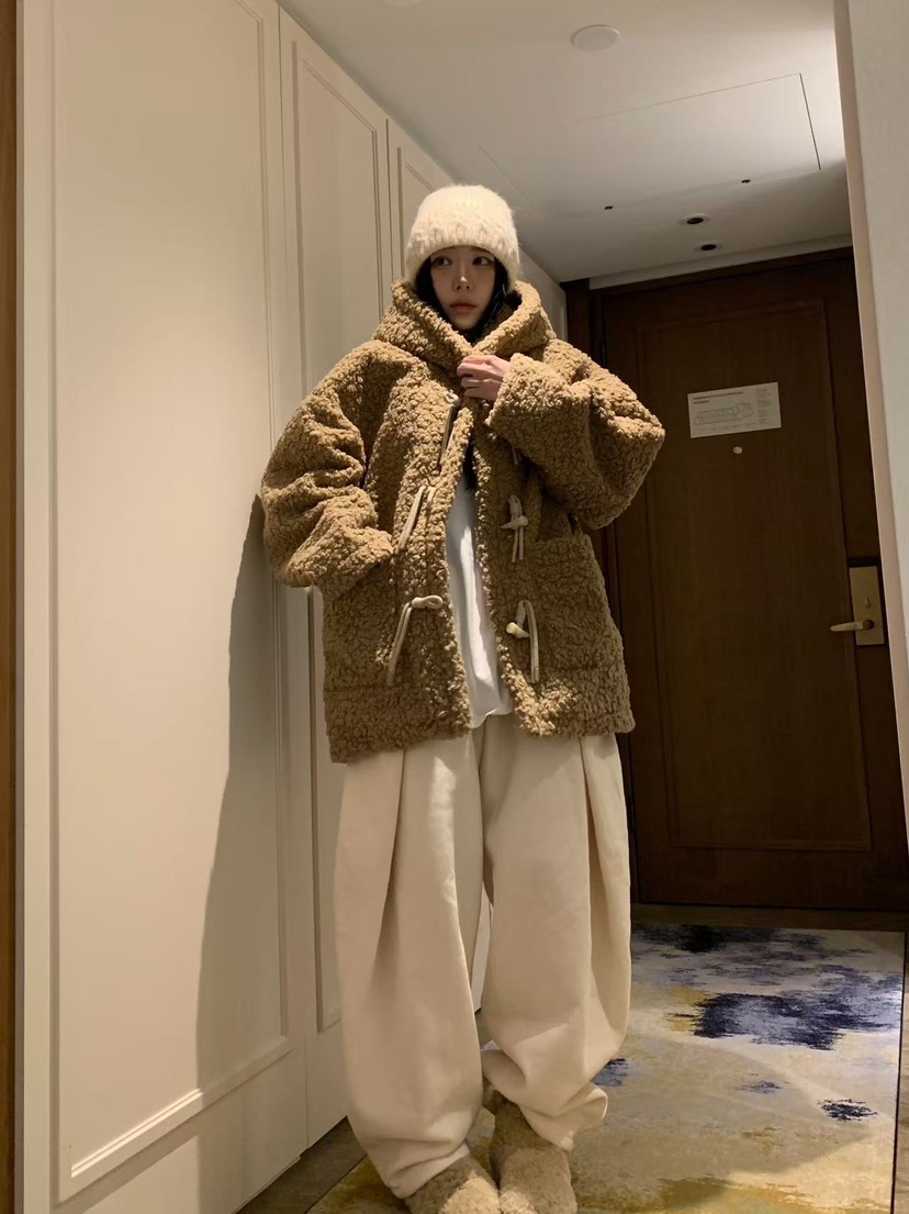 BADCALM韓國代購㊣女士新款人氣25秋冬真品推薦時尚中長款大衣BADCALM中長款大衣