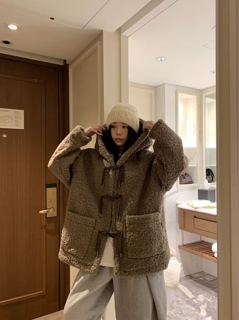 BADCALM韓國代購㊣女士新款人氣25秋冬真品推薦時尚中長款大衣BADCALM中長款大衣