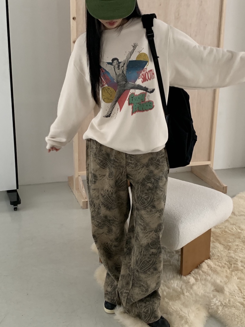 SUNDER MARKET東大門㊣直郵女士新款職業時尚真品25秋冬衛衣SUNDER MARKET衛衣