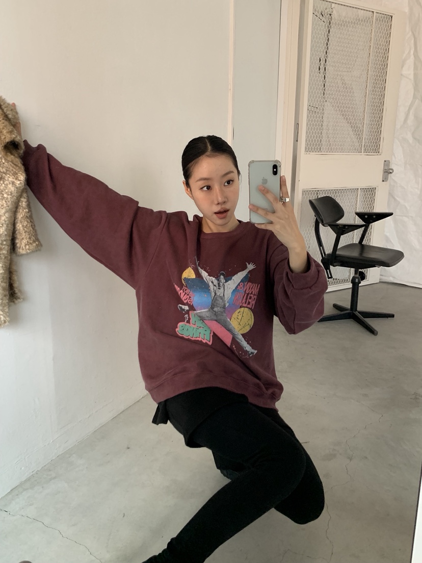 SUNDER MARKET東大門㊣直郵女士新款職業時尚真品25秋冬衛衣SUNDER MARKET衛衣