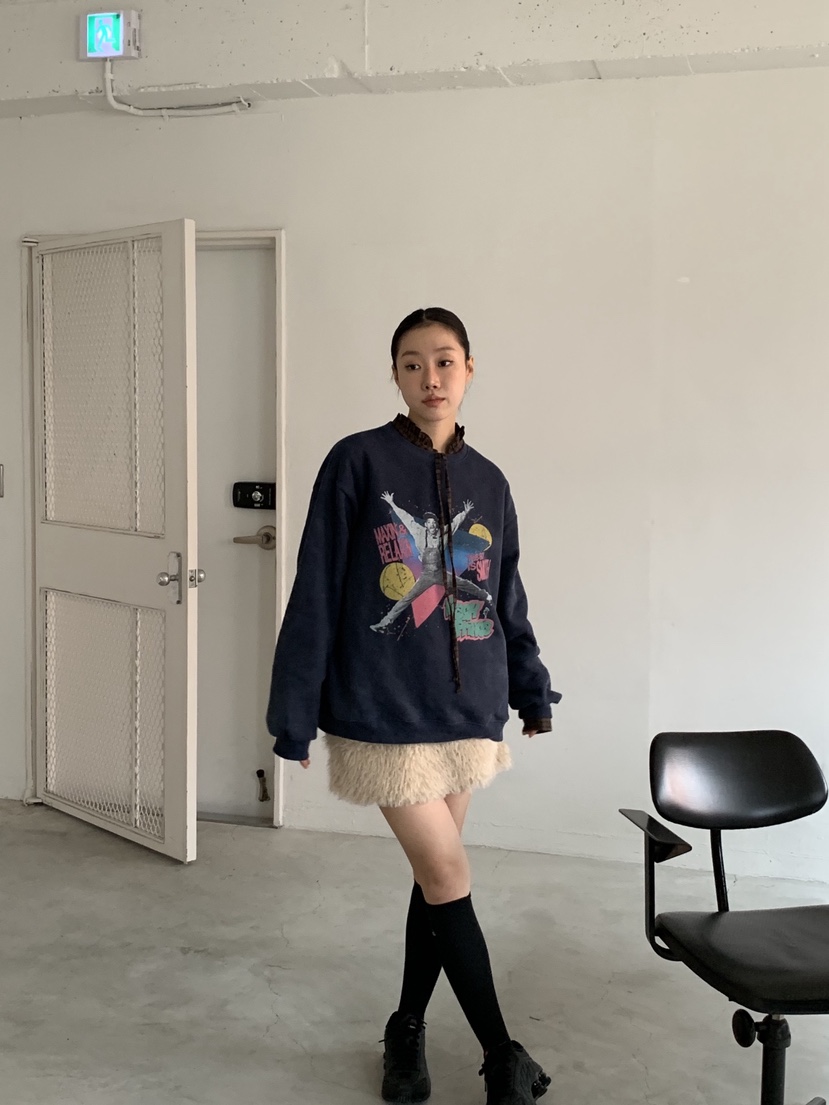 SUNDER MARKET東大門㊣直郵女士新款職業時尚真品25秋冬衛衣SUNDER MARKET衛衣