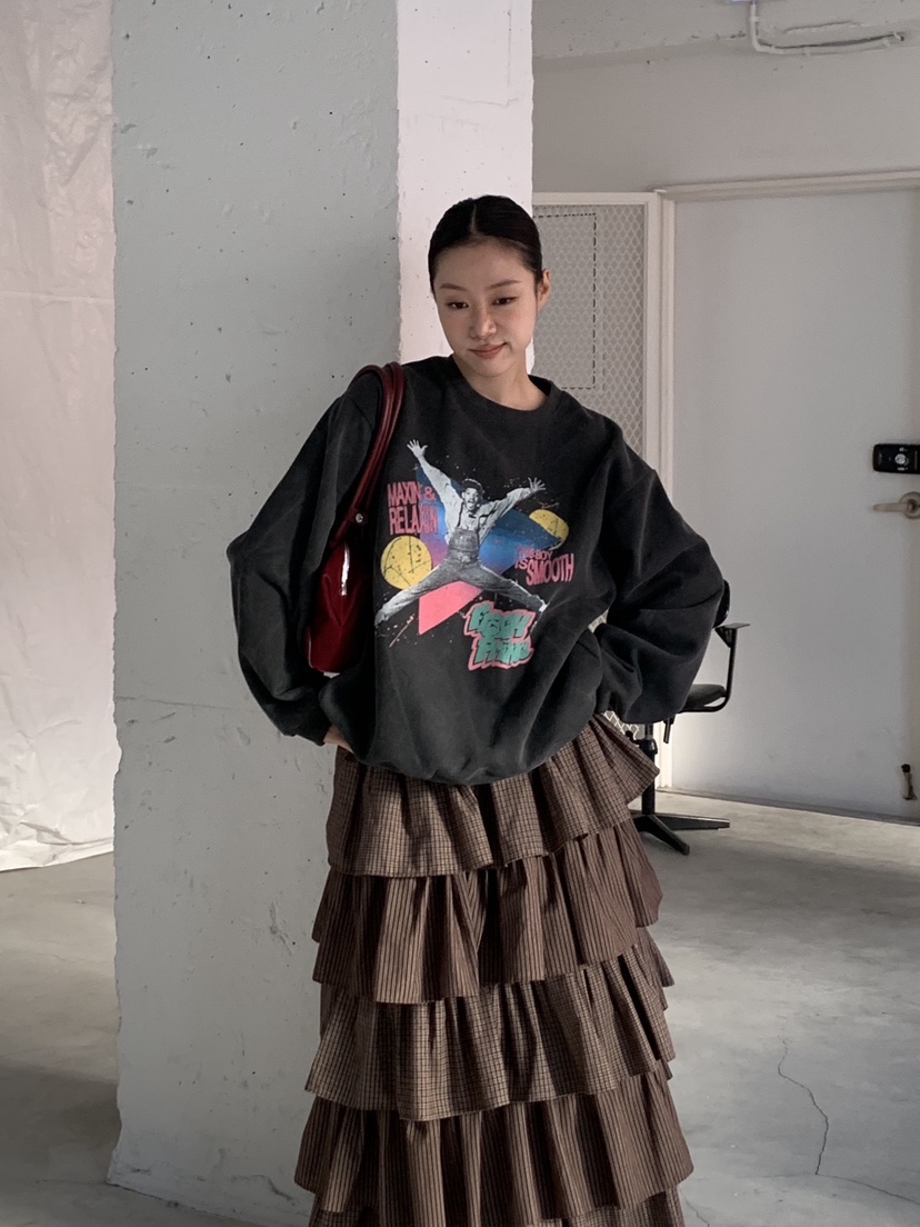 SUNDER MARKET東大門㊣直郵女士新款職業時尚真品25秋冬衛衣SUNDER MARKET衛衣