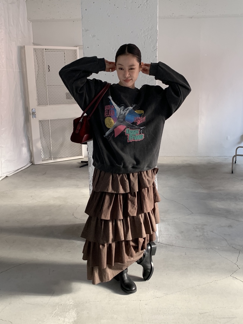 SUNDER MARKET東大門㊣直郵女士新款職業時尚真品25秋冬衛衣SUNDER MARKET衛衣