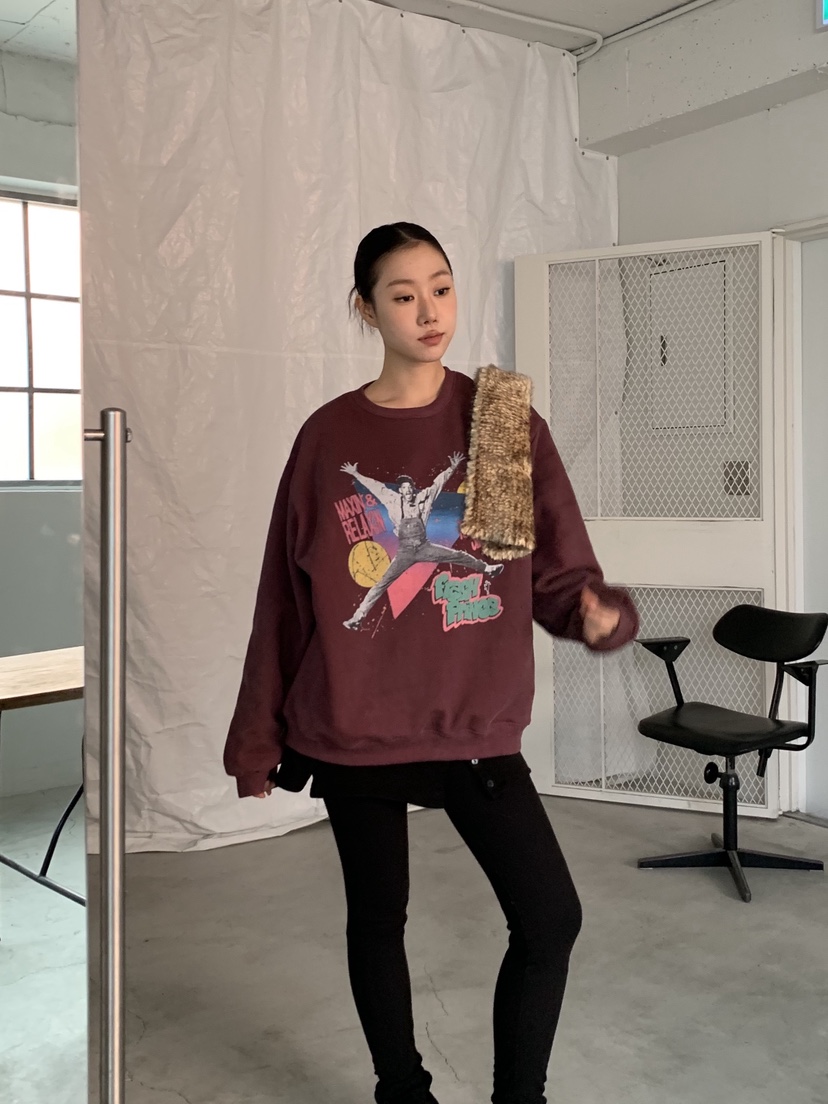 SUNDER MARKET東大門㊣直郵女士新款職業時尚真品25秋冬衛衣SUNDER MARKET衛衣