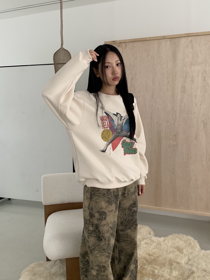 SUNDER MARKET東大門㊣直郵女士新款職業時尚真品25秋冬衛衣SUNDER MARKET衛衣圖色4