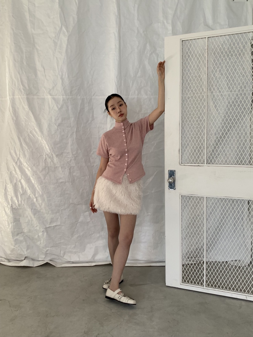 SUNDER MARKET東大門㊣代購女士新款熱賣推薦真品職業T恤紐扣SUNDER MARKETT恤