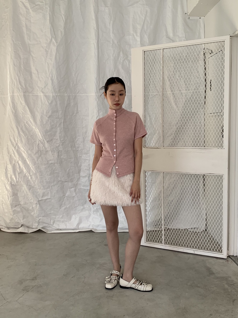 SUNDER MARKET東大門㊣代購女士新款熱賣推薦真品職業T恤紐扣SUNDER MARKETT恤