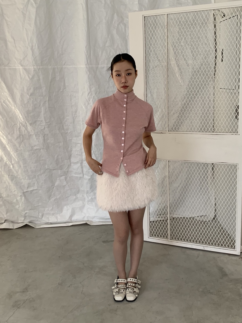 SUNDER MARKET東大門㊣代購女士新款熱賣推薦真品職業T恤紐扣SUNDER MARKETT恤