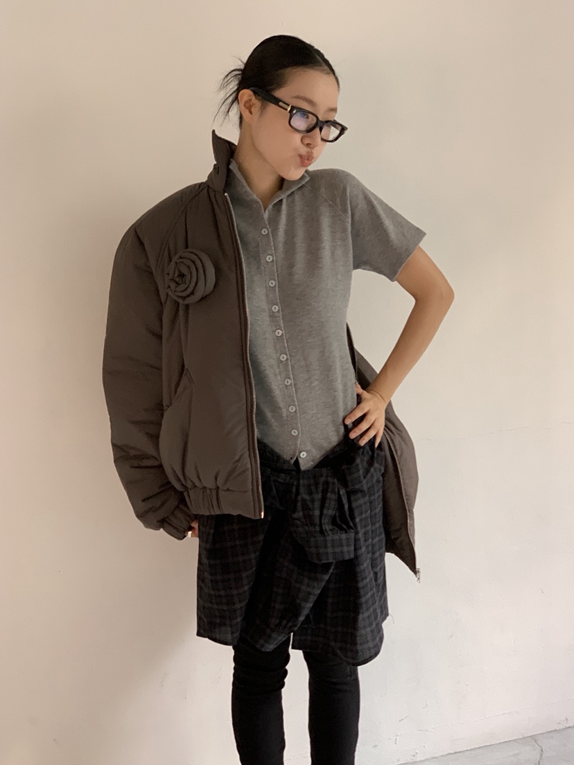 SUNDER MARKET東大門㊣代購女士新款熱賣推薦真品職業T恤紐扣SUNDER MARKETT恤