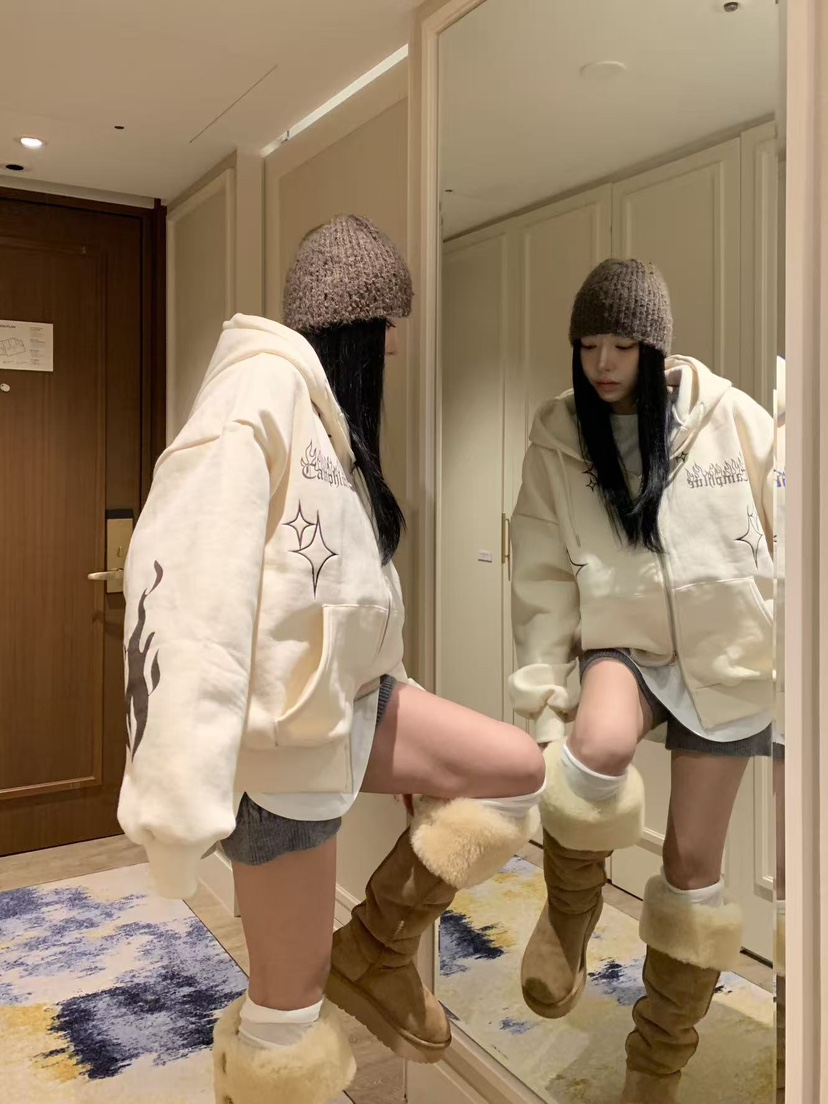 BADCALM韓國代購㊣女裝新品25秋冬熱賣休閑真品推薦夾克連帽衫BADCALM夾克