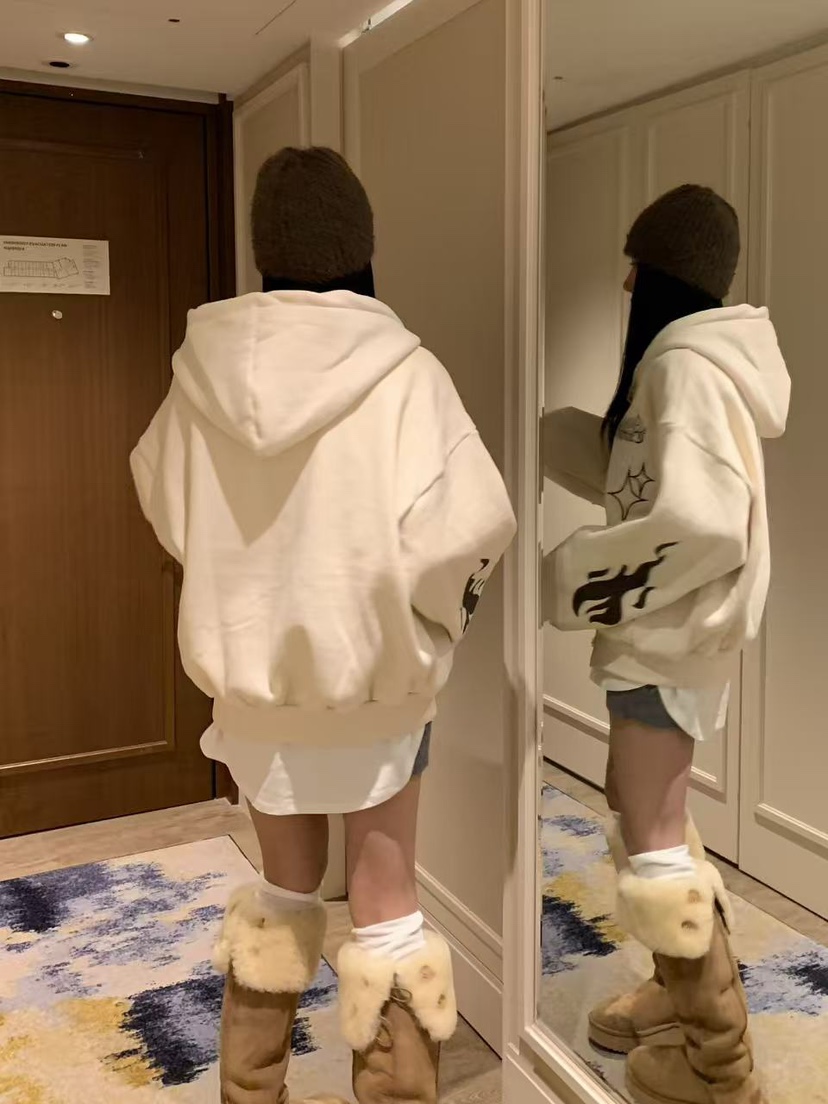 BADCALM韓國代購㊣女裝新品25秋冬熱賣休閑真品推薦夾克連帽衫BADCALM夾克