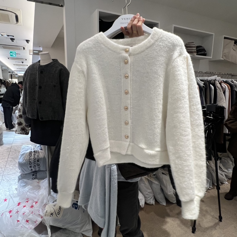 VENIR-a韓國直郵㊣女裝新品真品時尚25秋冬休閑人氣針織衫VENIR-a針織衫圖色2