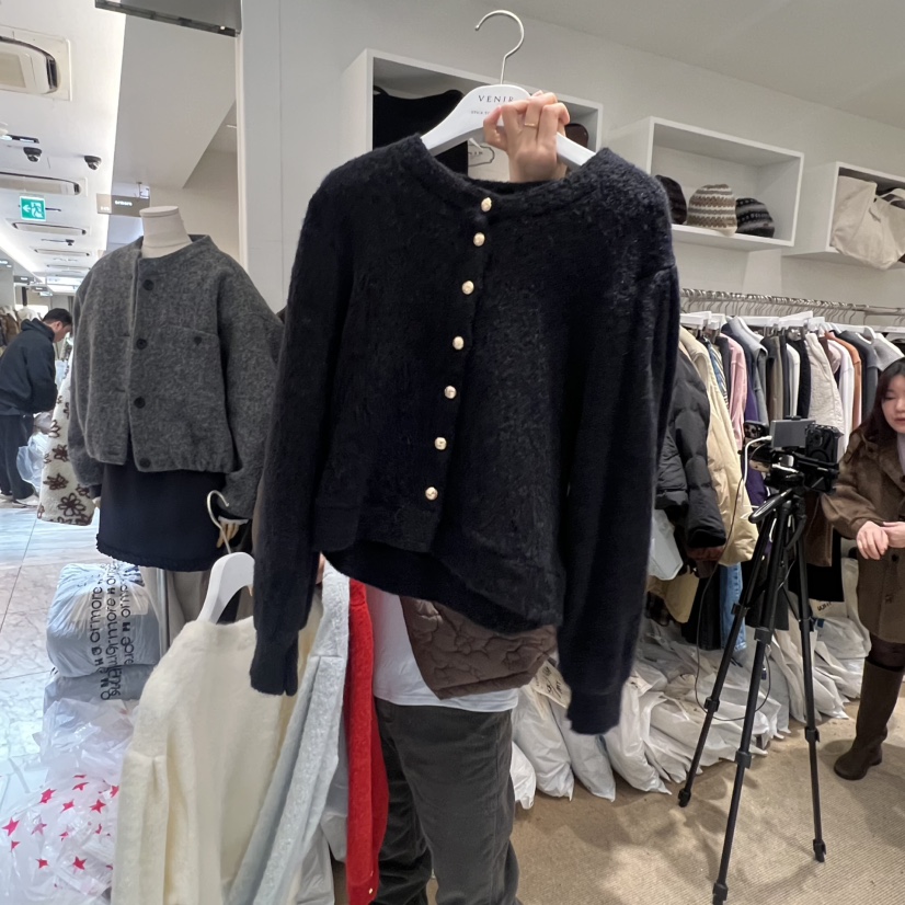 VENIR-a韓國直郵㊣女裝新品真品時尚25秋冬休閑人氣針織衫VENIR-a針織衫圖色3