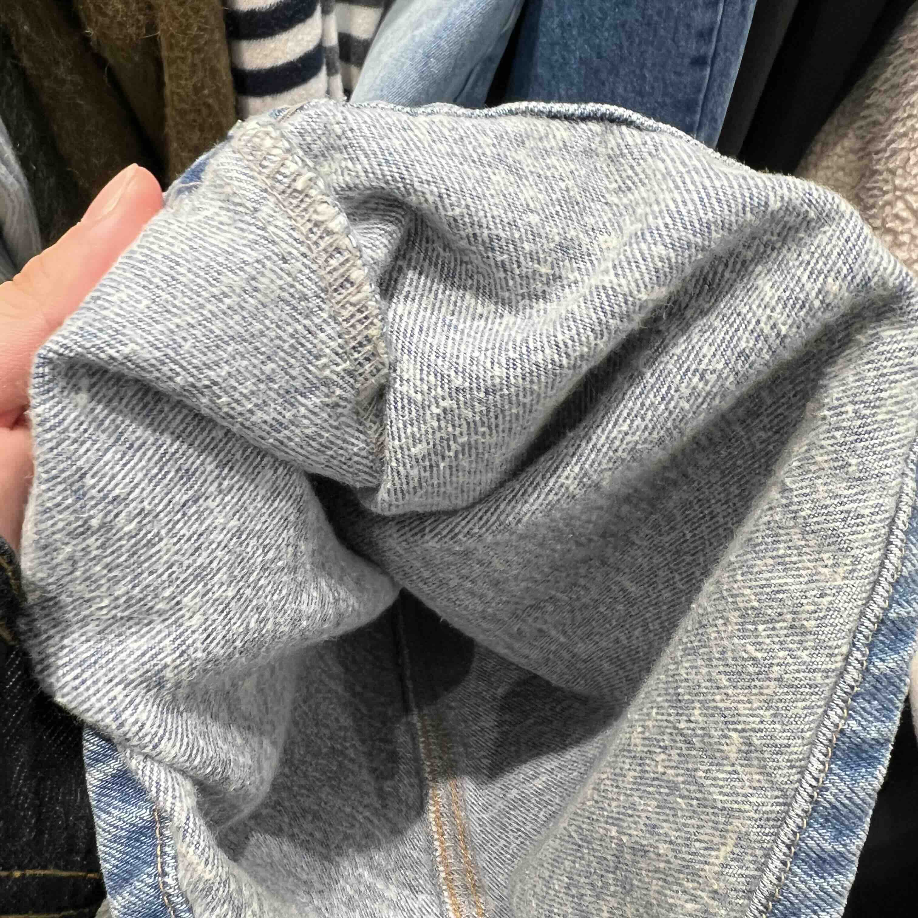 TAFFETA東大門㊣代購女裝新款25秋冬人氣推薦熱賣牛仔褲拉絨TAFFETA牛仔褲