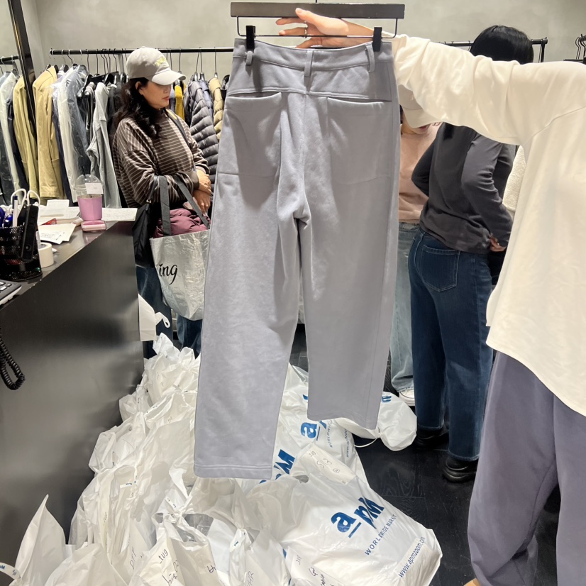 TUG東大門㊣代購女裝新款推薦休閑真品休閑褲不含腰帶針織褲TUG休閑褲