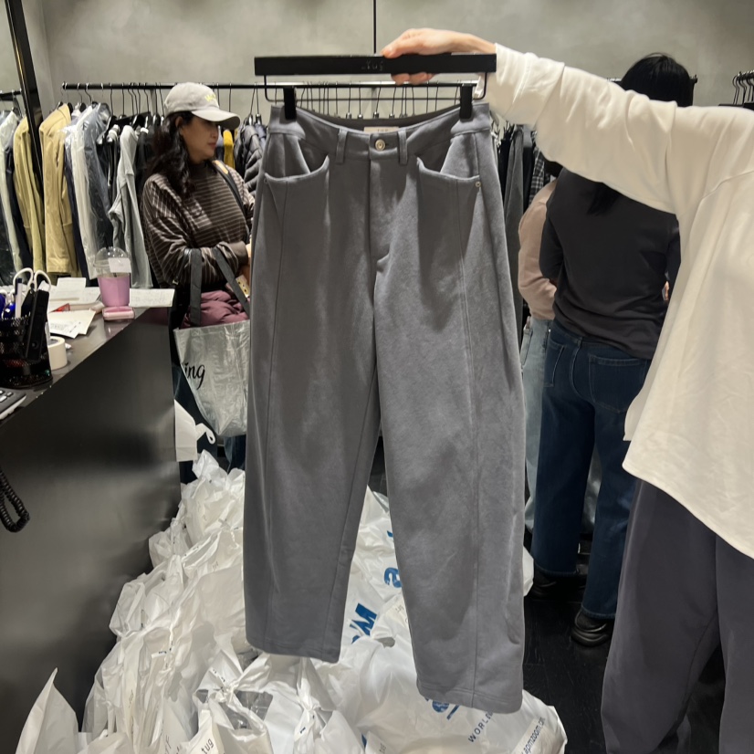 TUG東大門㊣代購女裝新款推薦休閑真品休閑褲不含腰帶針織褲TUG休閑褲圖色2