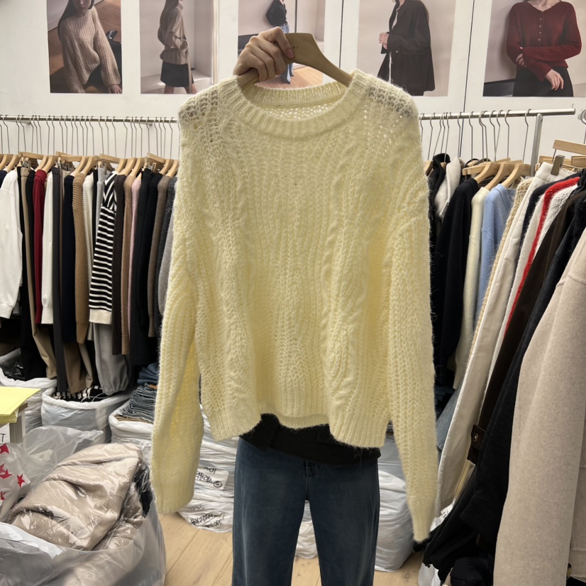 MOI-A東大門㊣直郵女裝新款休閑推薦人氣真品時尚職業針織衫MOI-A針織衫圖色1