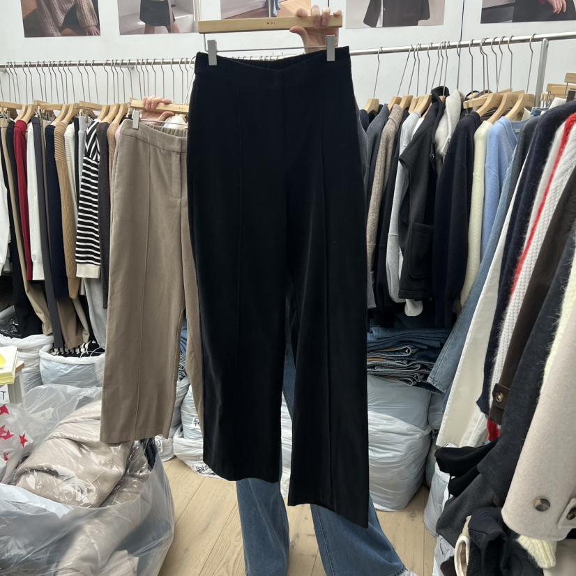 MOI-A東大門㊣直郵女裝新款休閑25秋冬推薦時尚真品休閑褲MOI-A休閑褲圖色3