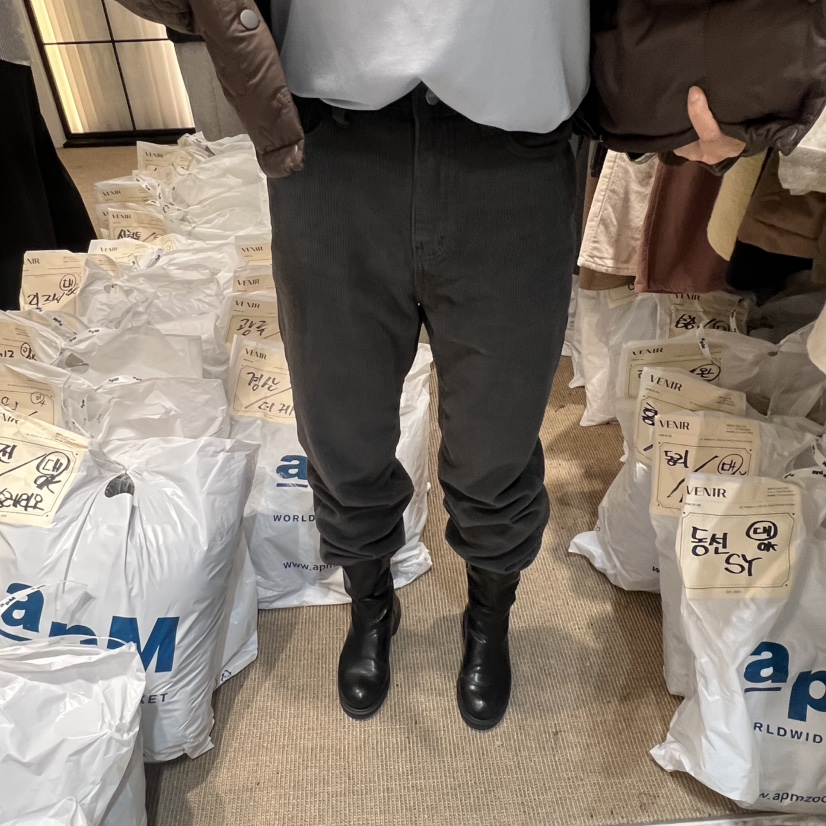 VENIR-a韓國直郵㊣女裝新品真品25秋冬休閑人氣職業休閑褲VENIR-a休閑褲圖色4