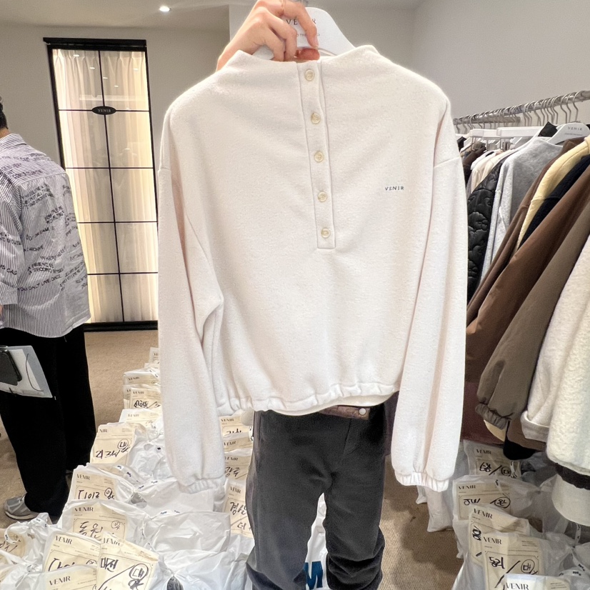 VENIR-a韓國直郵㊣女裝新品熱賣真品時尚推薦人氣衛衣拉鏈VENIR-a衛衣圖色2