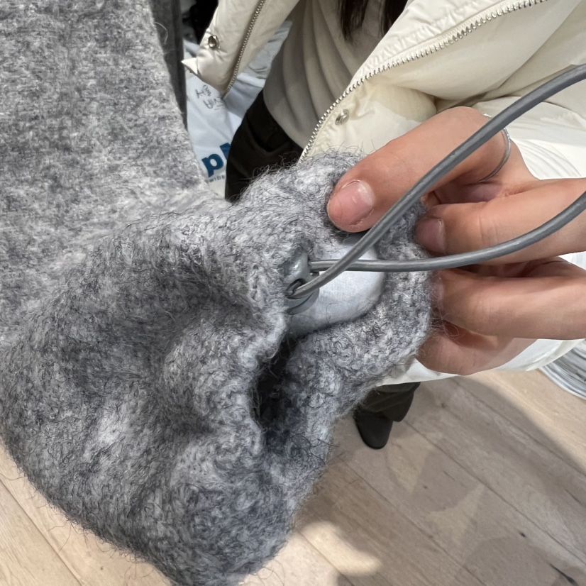 AUBE韓國代購㊣女裝新款推薦人氣真品休閑25秋冬衛衣加絨拉鏈AUBE衛衣