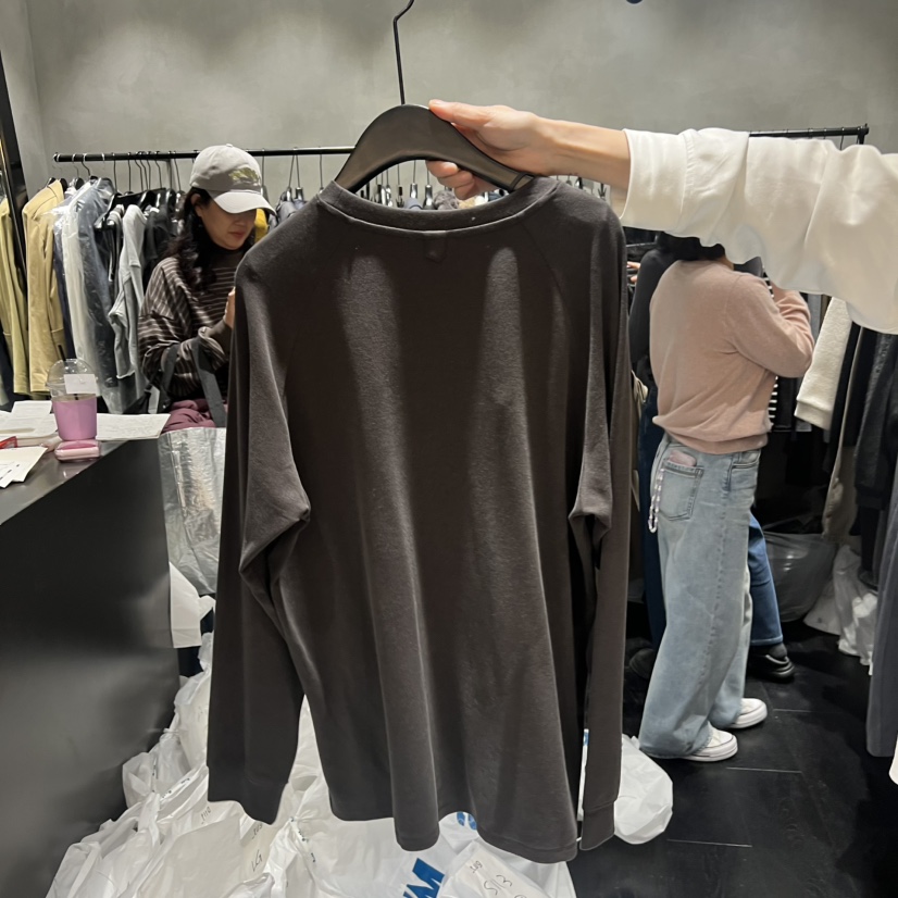 TUG韓國直郵㊣女裝新款熱賣推薦時尚職業真品休閑25秋冬長袖T恤TUG長袖T恤