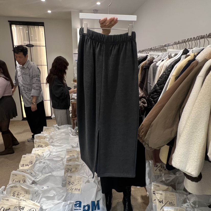 VENIR-a韓國直郵㊣女裝新品25秋冬真品人氣時尚休閑熱賣長裙VENIR-a長裙