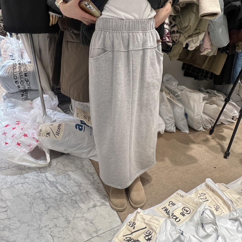 VENIR-a韓國直郵㊣女裝新品25秋冬真品人氣時尚休閑熱賣長裙VENIR-a長裙圖色3