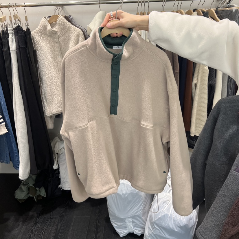 TAFFETA東大門㊣實拍女裝新款25秋冬職業衛衣不含內搭羊毛保暖TAFFETA衛衣圖色4