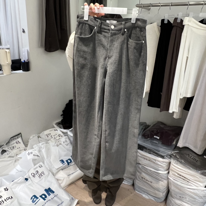 AUBE東大門㊣直郵女裝新款25秋冬休閑熱賣職業推薦人氣休閑褲AUBE休閑褲圖色2