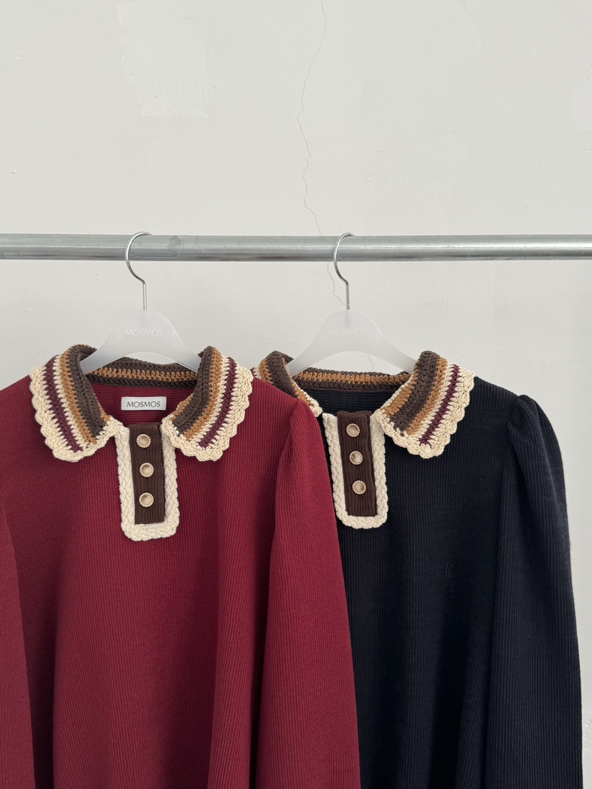 MOSMOS東大門㊣代購女裝新品真品推薦25秋冬人氣休閑針織衫MOSMOS針織衫