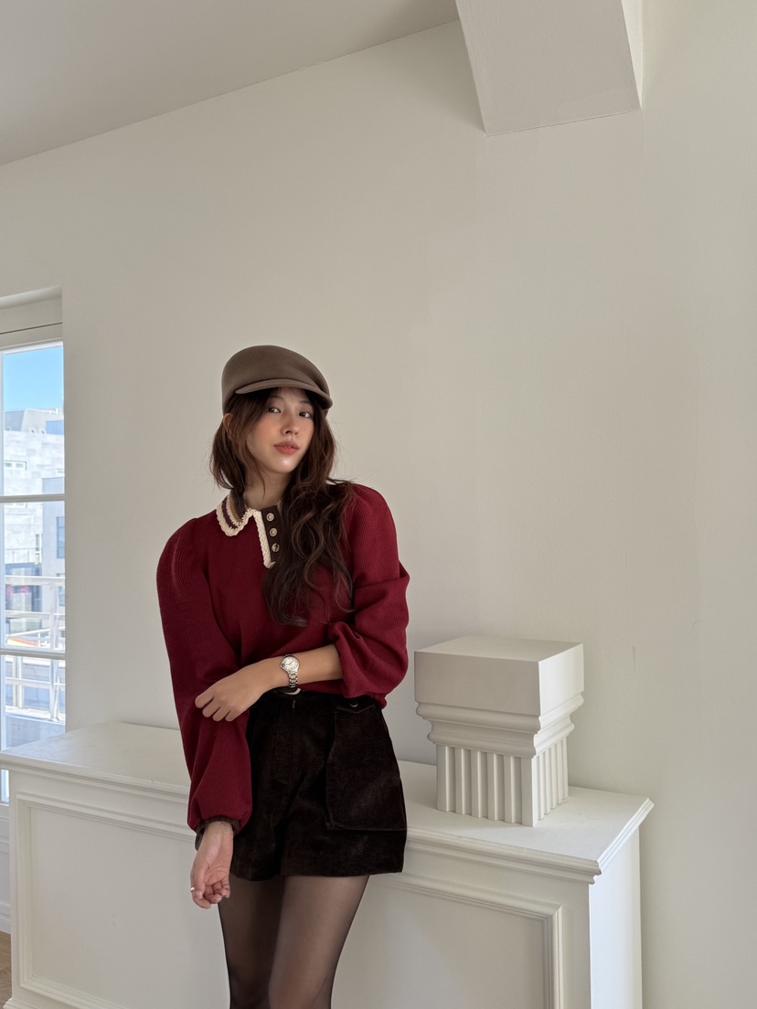 MOSMOS東大門㊣代購女裝新品真品推薦25秋冬人氣休閑針織衫MOSMOS針織衫