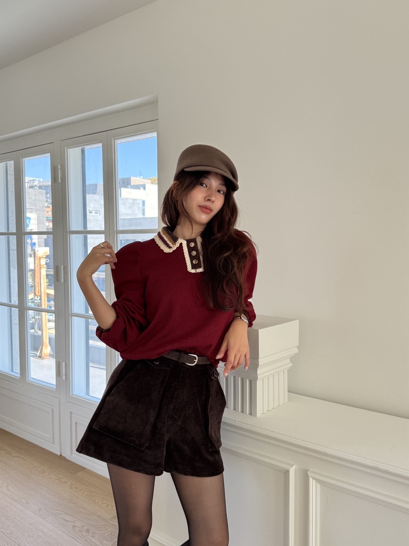 MOSMOS東大門㊣代購女裝新品真品推薦25秋冬人氣休閑針織衫MOSMOS針織衫